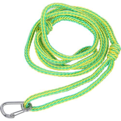 2.4m/8ft Boat Safety Rope Fishing Lanyard Cable Heavy Duty Mooring Rope Strap Accessories for Yacht Kayak Sail Boat