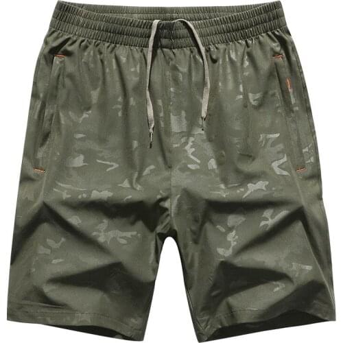 2019 summer thin section camouflage quick-drying casual shorts pants mens running pants plus size M~8XL 40-140kg