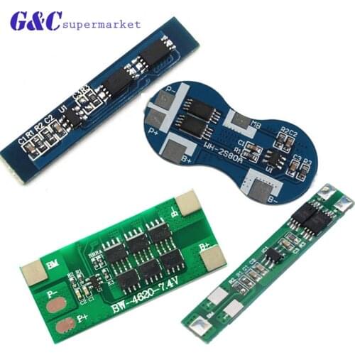 2S 3A 4A 6A 12A BMS 18650 Li-ion Lipo Lithium Battery Protection Circuit Board Module PCB PCM 18650 Lipo BMS Charger