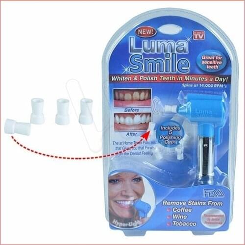 3pcs Dental Tooth Polishing Oral Whitening Teeth Burnisher Polisher Whitener Stain Remover