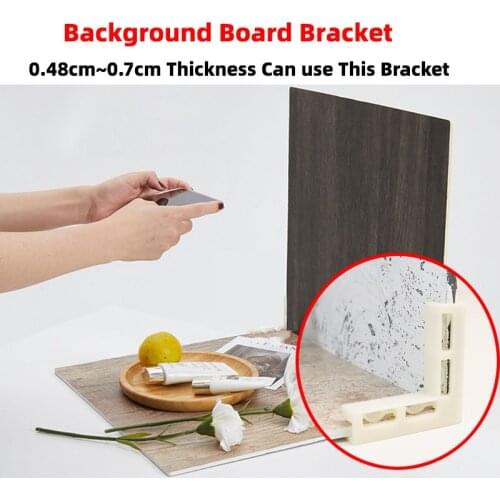 Bracket Photo Studio Accessories Photo Background Board Auxiliary Buckle Wood Grain Marble Background Board Support Accessories