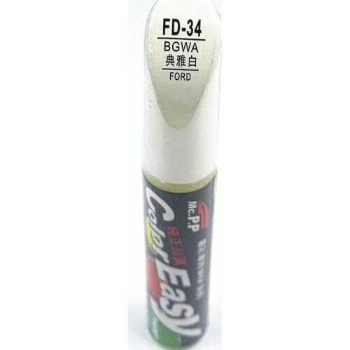 Car scratch repair pen, auto paint pen FD-34 for FORD ecosport,kuga, focus,s-max,fiesta ,car painting pen