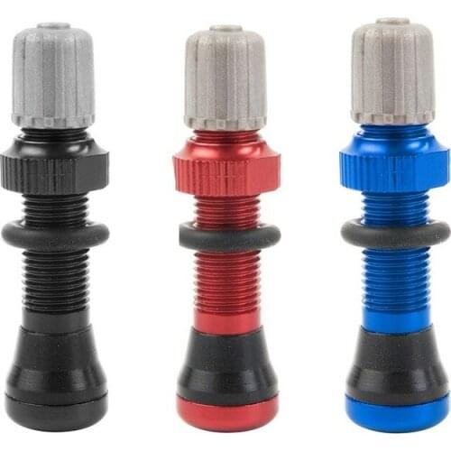 1 pcs 40mm MTB Bicycle Schrader Tubeless Valve for Mountain Bike Valve Rim Wheel Tubeless Tire Tyre Valve
