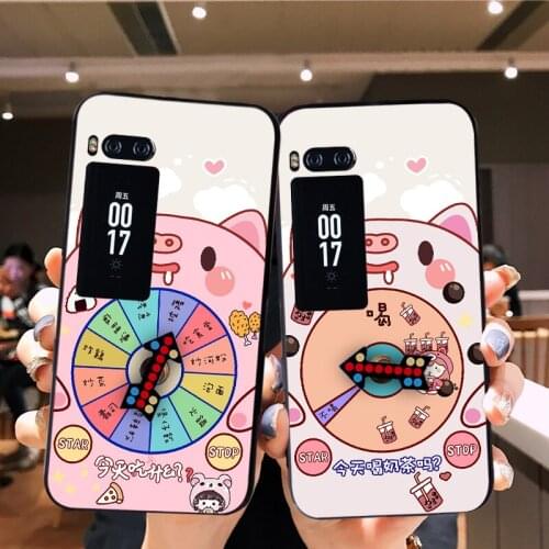 Cute Pointer Phone Case For Meizu Pro 6 Plus Funny Roulette Back Cover For MEIZU Pro 7 Plus Pro6 Pro7