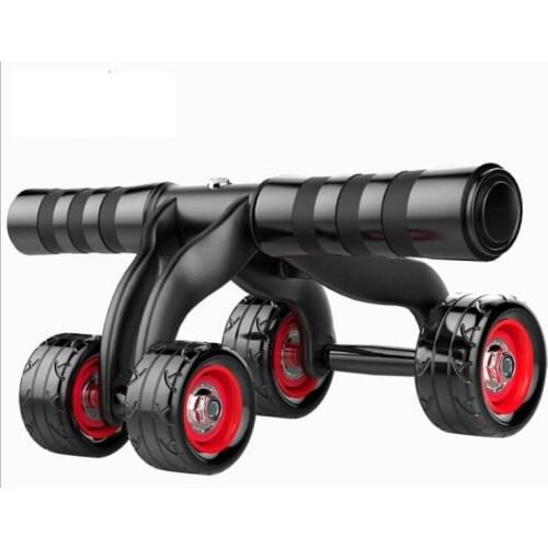 Sale Four Wheels Abdominal Wheel Fitness Waist and Abdomen Exercise Four-wheeled Abdominal Wheel for Gym Equipment