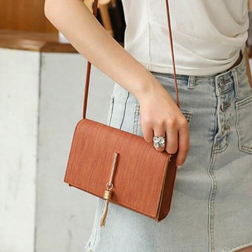 Ladies Hand Crossbody Bags For Women 2020 Lightweight Small Vintage Tassel Handbags Women Leather Shoulder Bag Tote Bag