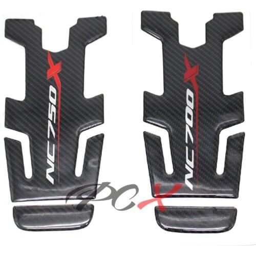 For HONDA NC750X NC700X Motorcycle Accessories Carbon Fiber Oil Fuel Gas Tank Pad Tankpad Decal Protector Sticker