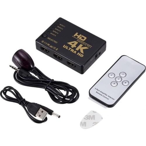 HDMI-Compatible Switch 4K Switcher 3 In 1 Out HD 1080P Video Cable Splitter 1x3 Hub Adapter Converter for PS4/3 TV Box HDTV PC