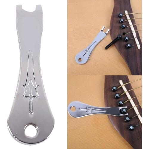 Guitar Bridge Pins Puller Acoustic Folk Guitar Strings Nail Peg Pulling Puller Bridge Pin Remover Tool Guitar Accessories