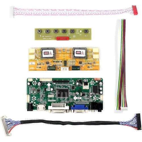 M.NT68676 Driver Board Kit for M170EG01 MT170EN01 HDMI+DVI+VGA LCD LED screen Controller Board