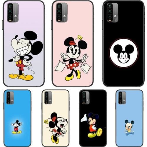 Colorful Mickey Mouse Phone Case For XiaoMi Redmi 11 lite 9C 8A 7A Pro 10T 5G Anime Cover Mi 10 Ultra Poco M3 X3 NFC 8 SE cover