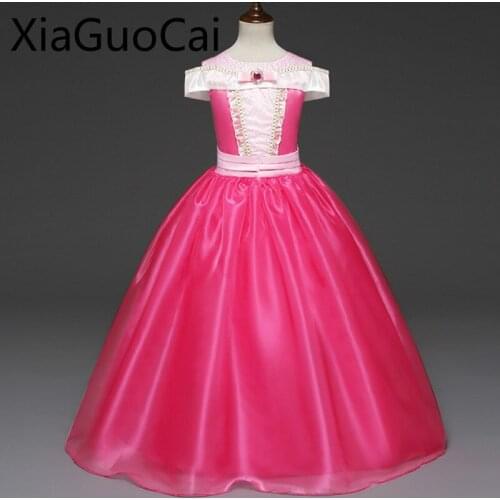 Hot Sale Girls Dress Sleeping Beauty Princess Costume Girls Dress Girls Performance Wedding Dress