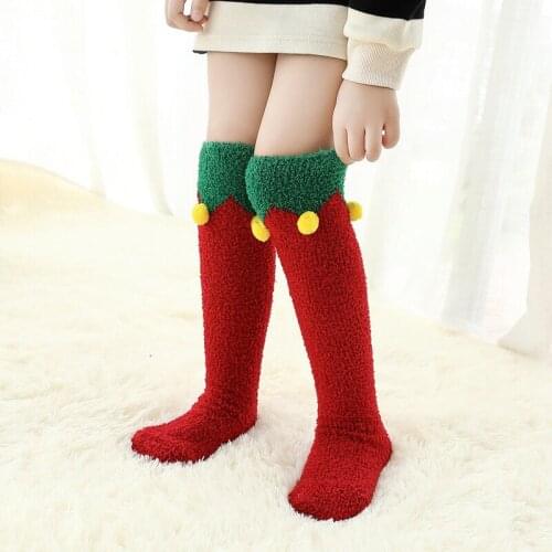 Lovely Cute Cartoon Fox Kids Baby Socks Knee High Soft Long Socks Printed Leg Warmers Girls Stockings 1-6 Years Old