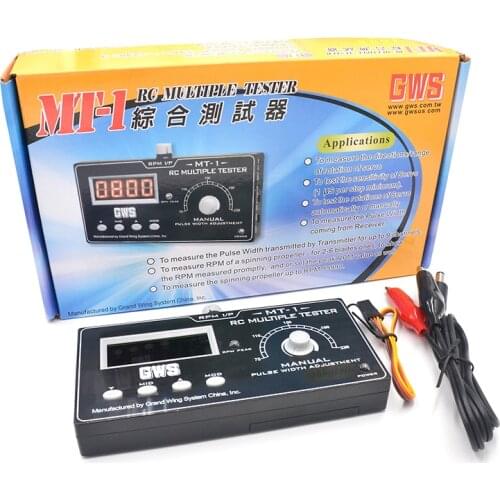 GWS MT-1 Multifunctional Tester High Precision Servo Tester Speed Tester Propeller Tachometer For RC Models