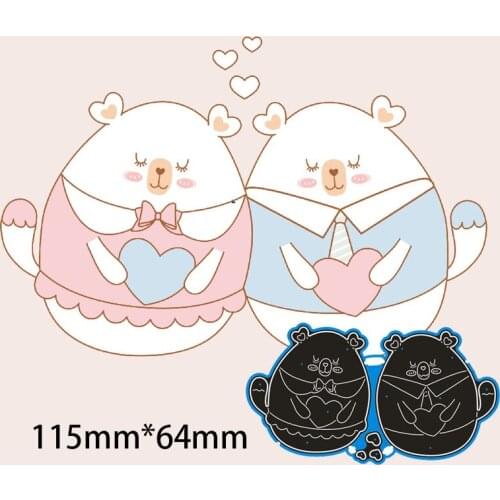 Metal Cutting Dies TWO LOVELY LITTLE ROUNDS New for decor card DIY Scrapbooking stencil Paper Album template Dies 115*64mm