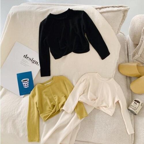 2020 New Girls T-Shirt Autumn Fashion Cotton Girls Top 2-7 years QW197