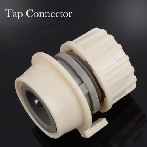 Plastic Washing Machine Tap connector washer lock DN15 1/2inch Hose Joint Faucet sprayer adaptor