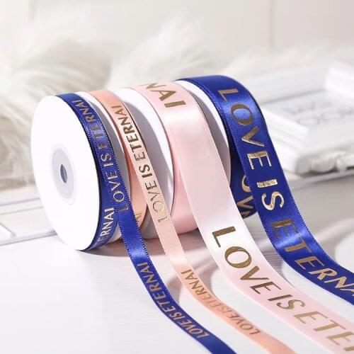 Custom Logo Printed 1 inch grosgrain Ribbon Wholesale