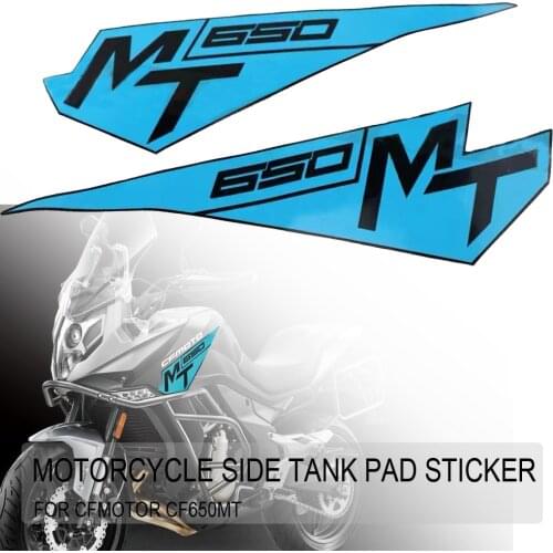 For CFMOTO 650MT Motorcycle Tank Traction Pad Side Gas Knee Grip Protector Anti Slip Sticker