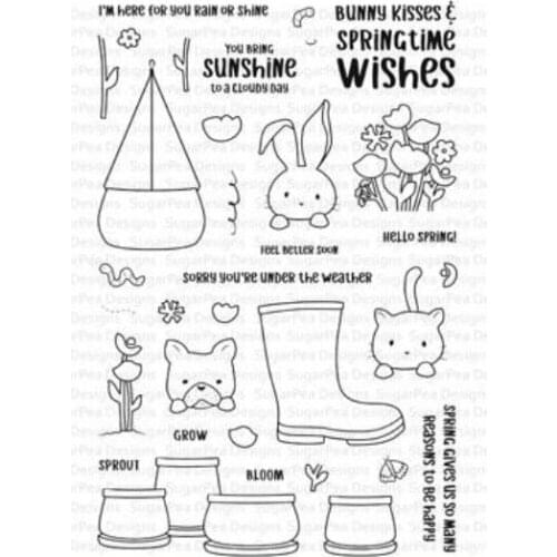 Cat Clear Stamp for DIY Scrapbooking/Card Making/Kids Fun Decoration Supplies A1802