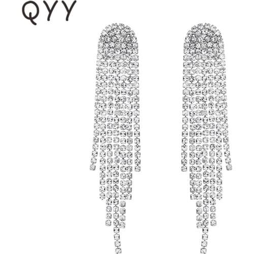 QYY Women's Silver Earrings