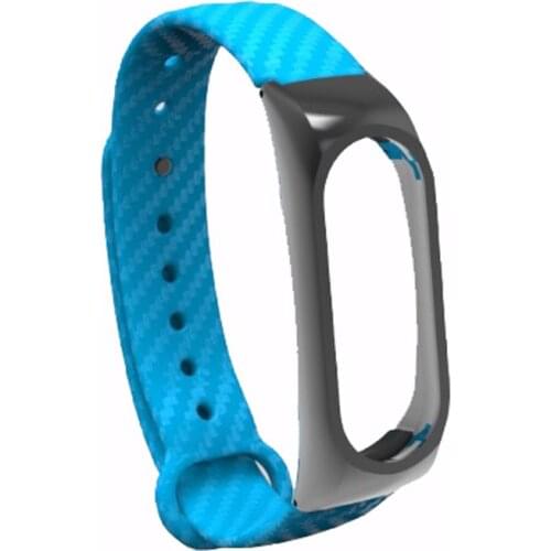 Carbon Fiber Wrist Strap for Xiaomi Mi Band 2 Smart Bracelet Replacement Band Bracelet for Xiaomi Band 2 Wristband Accessories