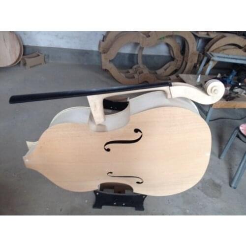 Hand made white/unfinished upright bass 3/4, plywood double bass