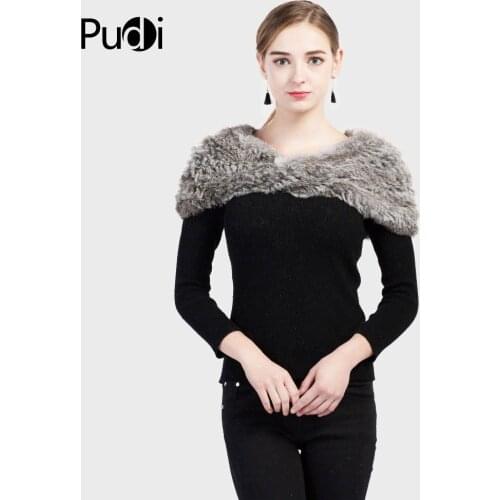 SF721 2020 Winter Womens Real Rabbit Fur Shawl Brand New Style Real Rex Fur Scarves Shawls Cape Wrap Tippet Poncho