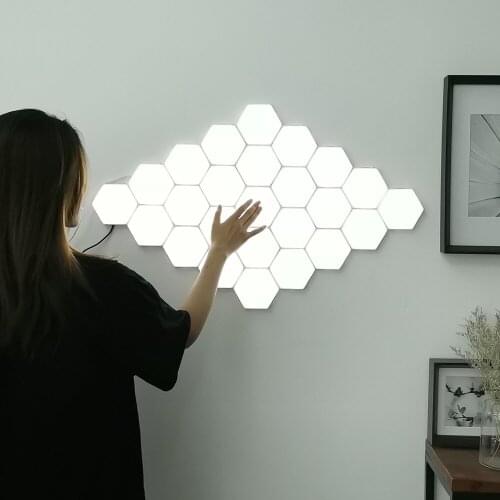 Modern LED Night Light for Home Decoration, Creative Quantum Modular Lamp Touch Helios Lighting Indoor Bedside Magnetic Lights