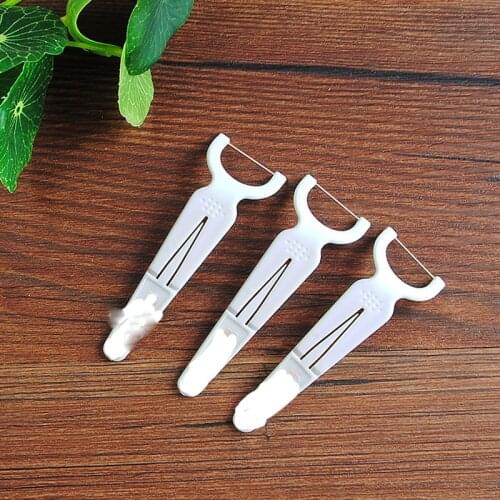 1pc 2018 Hot Dental Floss Picks Teeth Toothpicks Stick Oral Care Brushes Rear dental floss bar