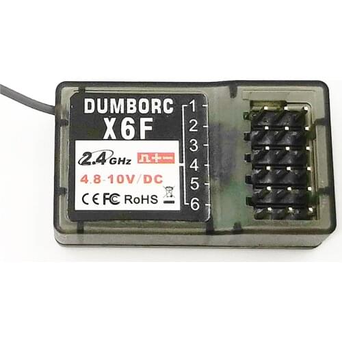 2.4G 6-channel Receiver Remote Control Receiver for Radio RC Car Truck Buggy Boat Accessories