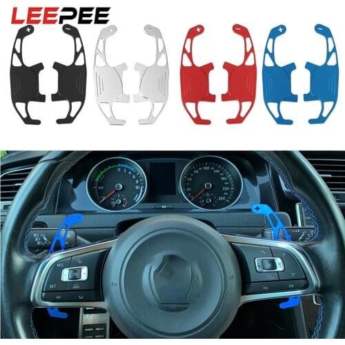 2Pcs/Set Shifter Extended Auto Replacement Car Steering Wheel Shift Paddle For VW GOLF GTI R GTD GTE MK7 7 POLO GTI Scirocco