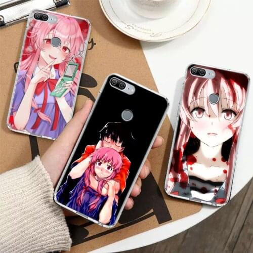 Mirai Nikki Future Diary Anime Phone Case For Huawei Honor 9 8A 8S 8X 7X 7A 20 10 Lite Pro 9X Y9 Y8 Y7 Y6 Y5 V20 V30 10i20i Y9S