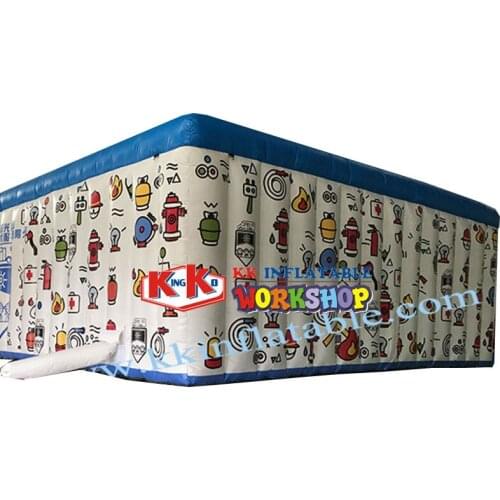 Childrens fire escape knowledge publicity facilities fire inflatable tent