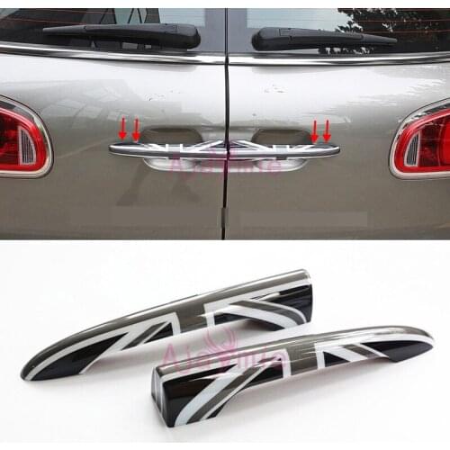 For BMW Mini Cooper Clubman F54 Rear Trunk Door Handle Cover Grab Holder Protector Car Styling Accessories