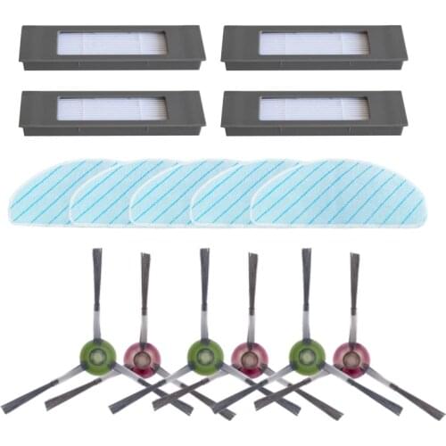 Side Brush Mopping Mop Cloth Filter for Ecovacs Deebot Ozmo T9 AIVI T9 AIVI + T9 PRO T9 MAX T9 Robot Vacuum Cleaner Part