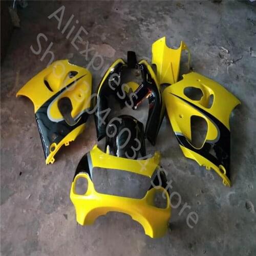 Hot sales fairings kit for SUZUKI GSXR750 GSXR 600 1996-2000 yellow black fairing kits GSXR600 750 96-00