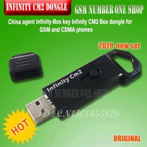 Gsmjustoncct 2019 original new China agent Infinity-Box Dongle Infinity CM2 Dongle Box for GSM and CDMA phones Free shipping