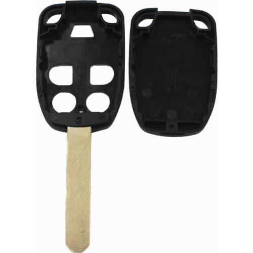 HKOBDII New Replacement Remote Key Shell Fit for Honda Odyssey 2011-2013 Remote Key Case Fob 5 Button Car Key Housing Cover