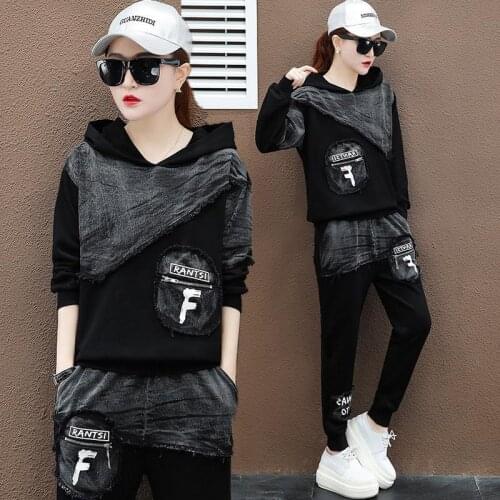 2 Piece Tie-dye Suit Womens Suit Womens Cute Clothing Womens Clothing Two-piece Suit Ladies Tracksuit Wife Loose Size