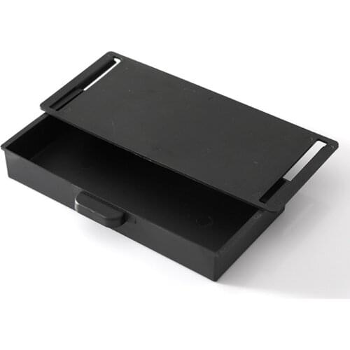 Creative Self Stick Pencil Tray Desk Table Storage Drawer Organizer Box Under Desk Stand Self-adhesive Storage Box