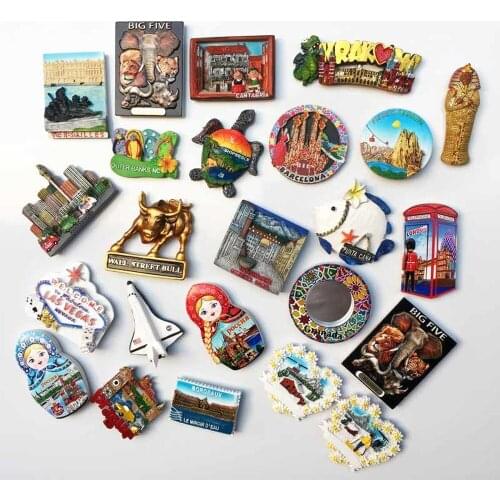 BABELEMI Fridge Magnet USA Russia Spain Greece Poland Austria Czech France Africa Tourist Souvenir Magnetic Refrigerator Magnets