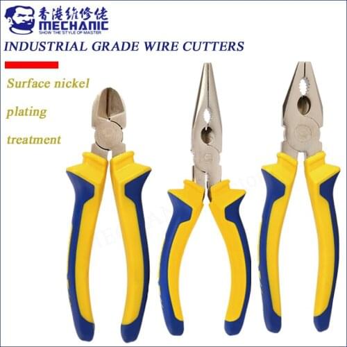MECHANIC Multifunctional Pliers Set Combination Pliers Wire Stripper Crimping Pliers Heavy Duty Wire Diagonal Pliers Hand Tool