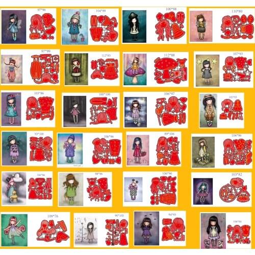 Metal cutting dies girl