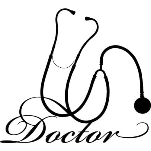 LLY-0696 Car Sticker Doctor Hospital Medical Tool Modeling Decal PVC Auto Motorcycle Waterproof Sun Protection Decoration Decals