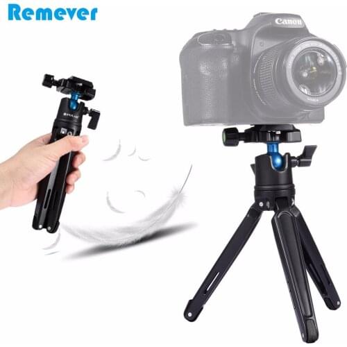 New Aluminum Alloy Mini Tripod with Adjustable Ball Head Horizontally 360 Hegree Vertically 90 Degree for Canon SLR DSLR Cameras