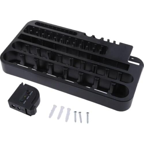 Battery Organizer Storage Case with Removeable Tester Holds 72 Batteries AAA D C