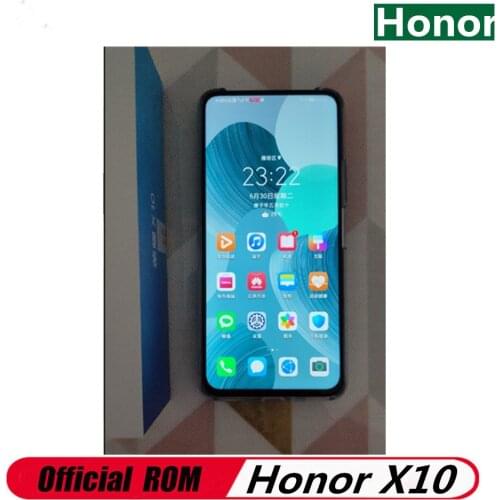 Original Honor X10 5G Mobile Phone Kirin 820 Android 10.0 6.63" 2400X1080 90Hz 8GB RAM 128GB ROM Elevating Camera 40.0MP