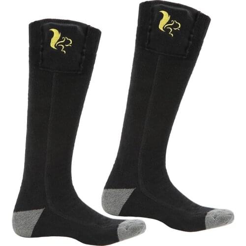 Autumn and Winter heated socks Heating Warm Socks Removable and Washable Battery Heating Knee-High Socks