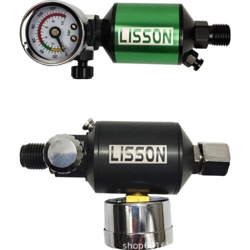 High-pressure fast pneumatic spray gun pressure regulator oil-water separator paint spray gun regulating valve oil-water filter